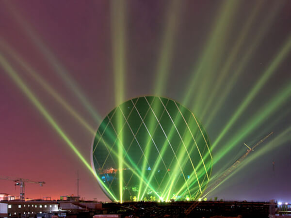 Light show for ALDAR HQ - AO Multimedia & Drones