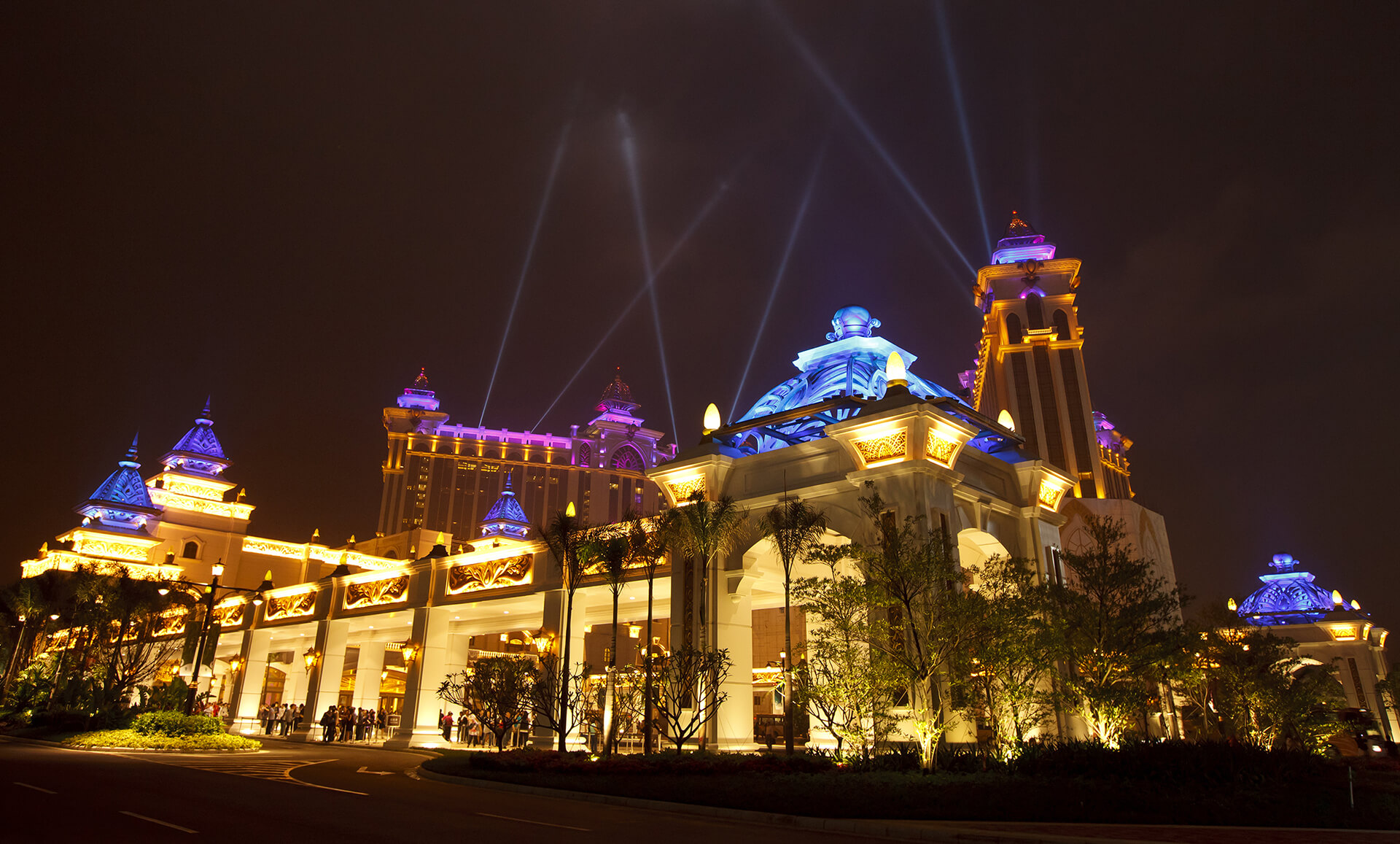 Laserama lighting show of Galaxy Macau