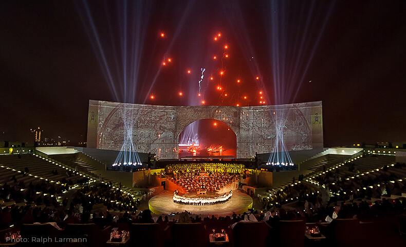 Katara Amphitheatre - Arts Outdoor Lighting Technology