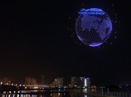 Palm Jebel Ali project launch - The Future is now globe above skyline