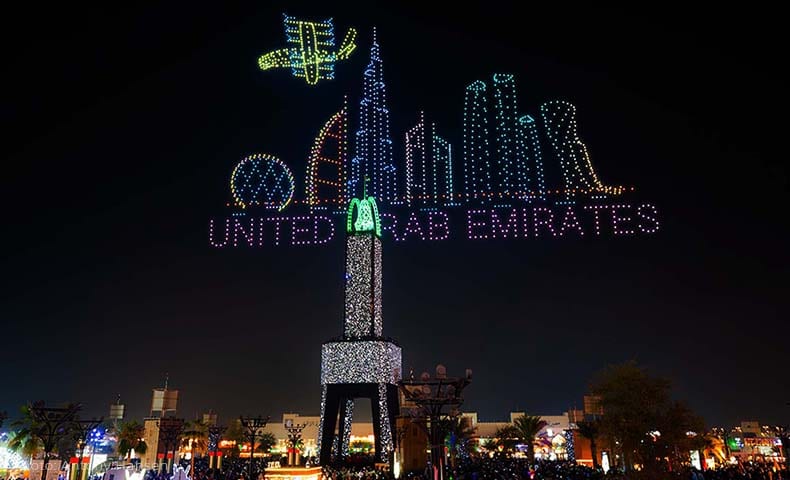 Sheikh Zayed Festival's National Day drone show