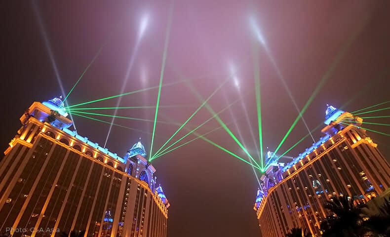 Laserama lighting show at Galaxy Macau