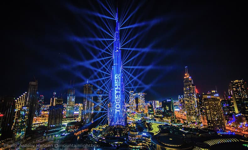 Burj Khalifa New Year's Eve 2020-21