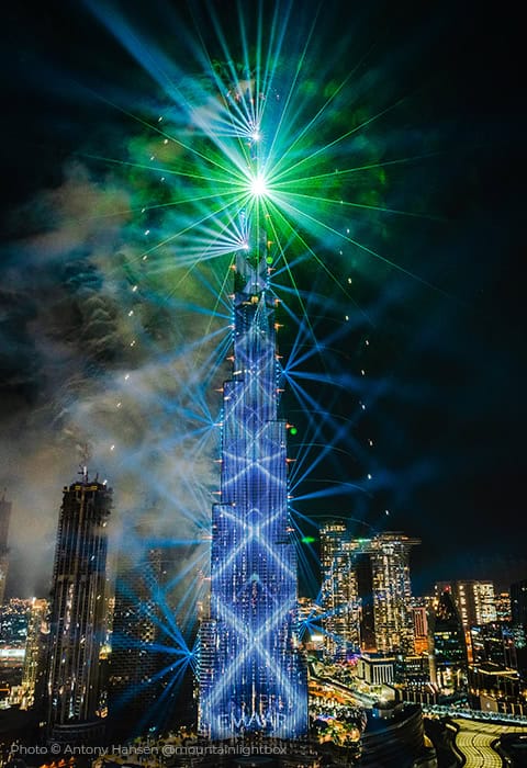 Burj Khalifa New Year's Eve 2020-21