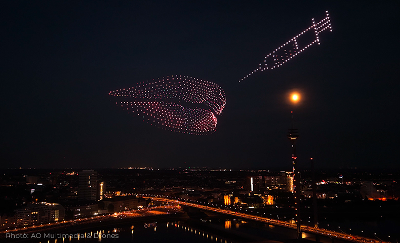 Rheinkirmes Drohnenshow 2026 - Show 2 - Düsseldorf feiert