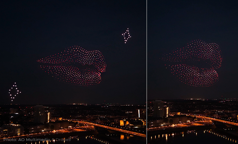 Rheinkirmes Drohnenshow 2026 - Show 2 - Düsseldorf feiert