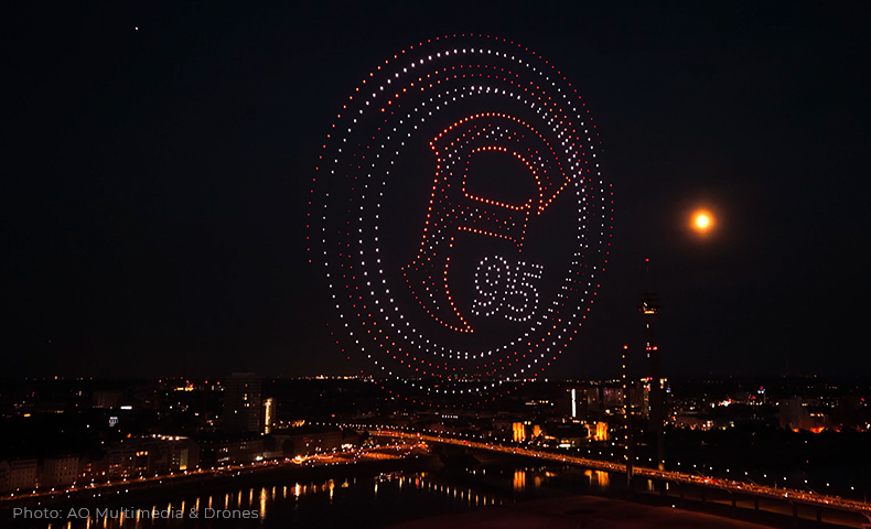 Rheinkirmes Drohnenshow 2026 - Show 2 - Düsseldorf feiert