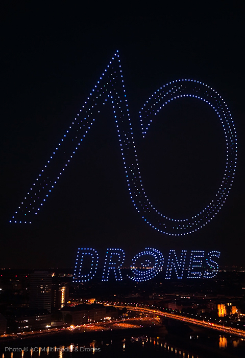 Rheinkirmes Drohnenshow 2026 - Show 2 - Düsseldorf feiert
