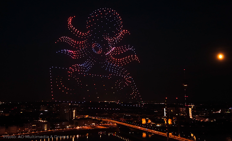Rheinkirmes Drohnenshow 2026 - Show 2 - Düsseldorf feiert