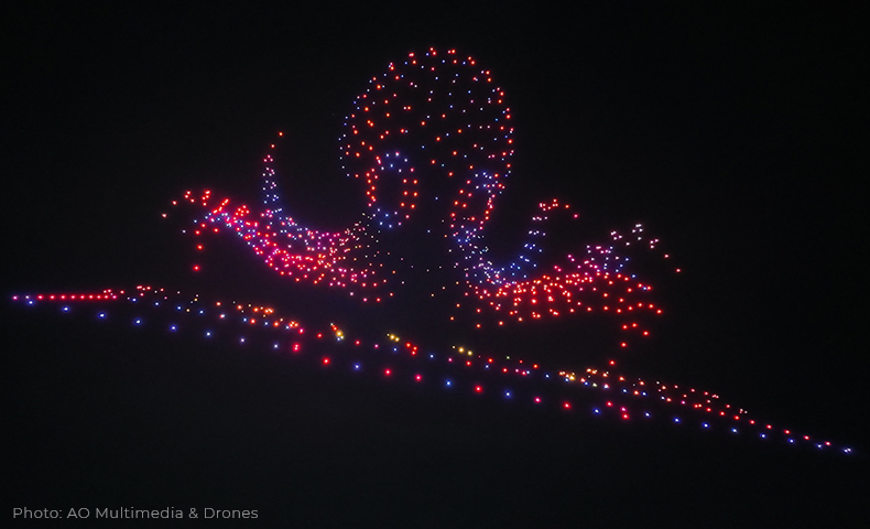 Rheinkirmes Drohnenshow 2026 - Show 2 - Düsseldorf feiert
